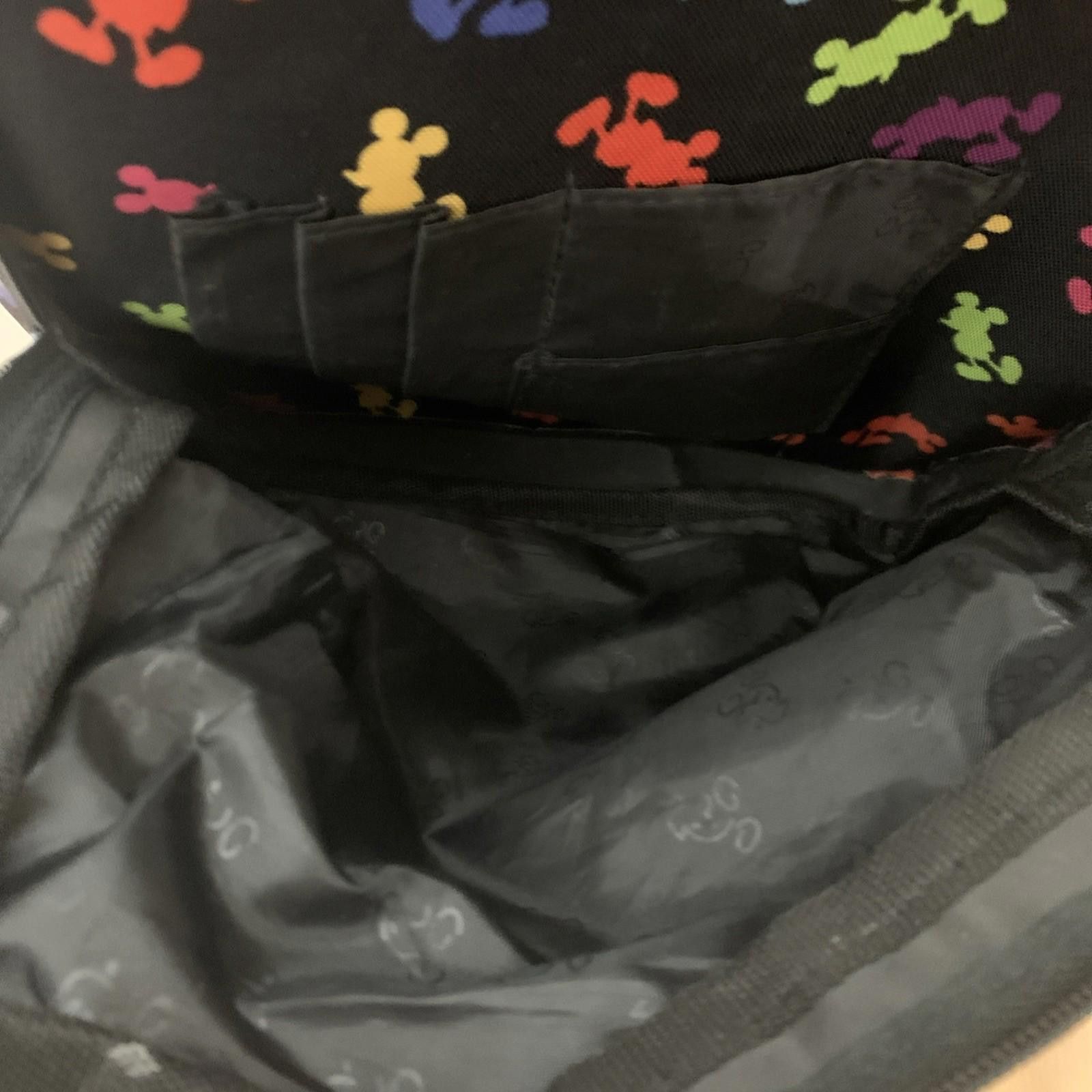 Disney Walt Disney World Parks Backpack Mickey Mouse Rainbow 2010s Size ONE SIZE - 7 Thumbnail