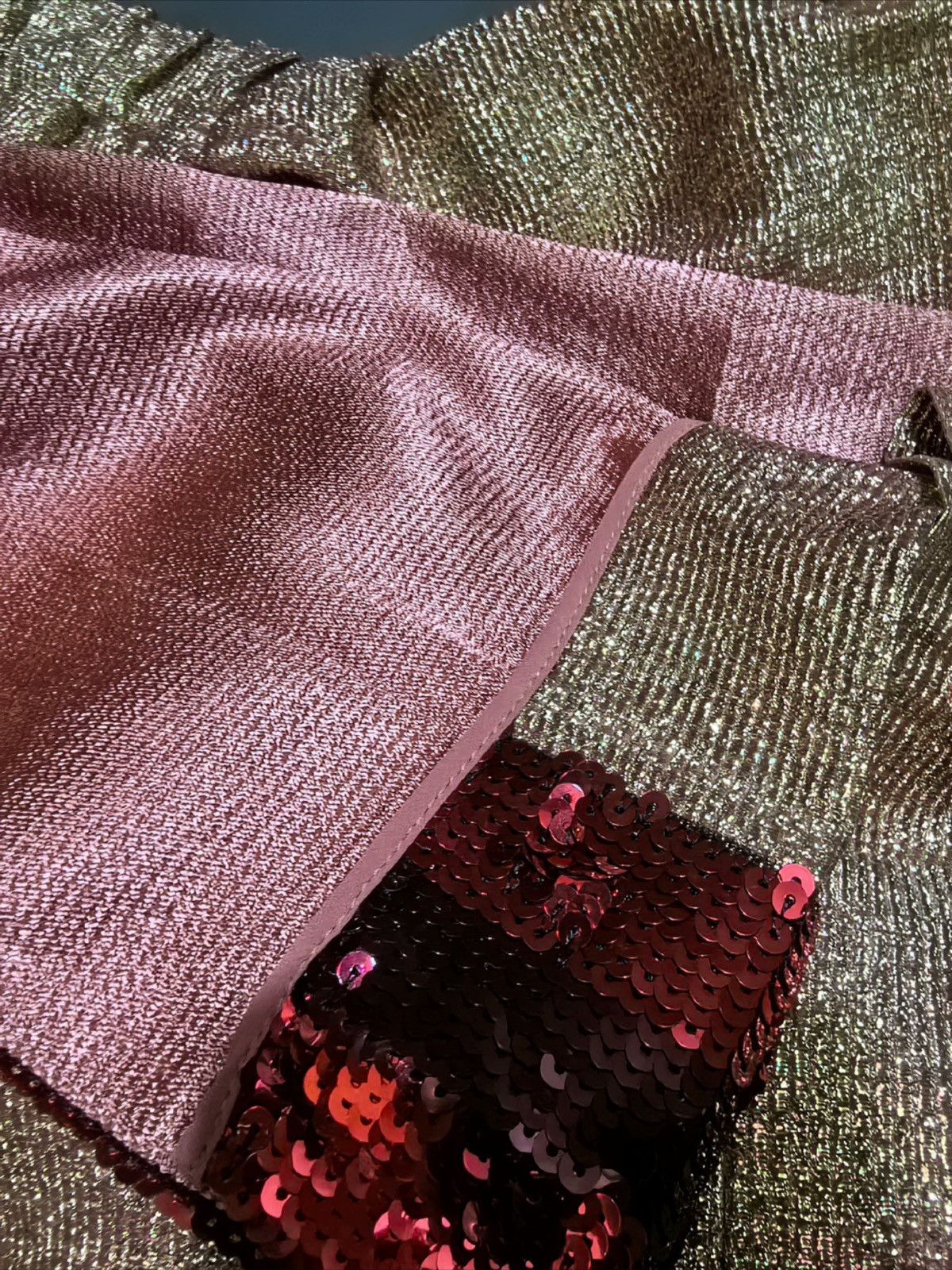 Gucci runway polyester skirt