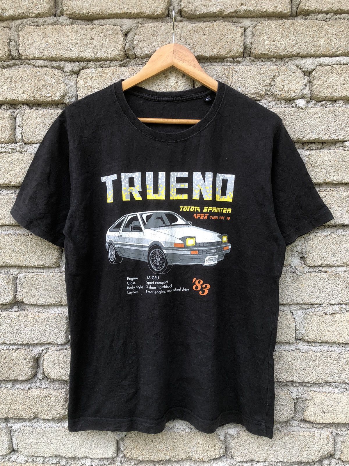 Japanese Brand × Vintage Vintage 1983 Toyota Sprinter Trueno AE86 Initial D Tshirt Size US M / EU 48-50 / 2 - 1 Thumbnail