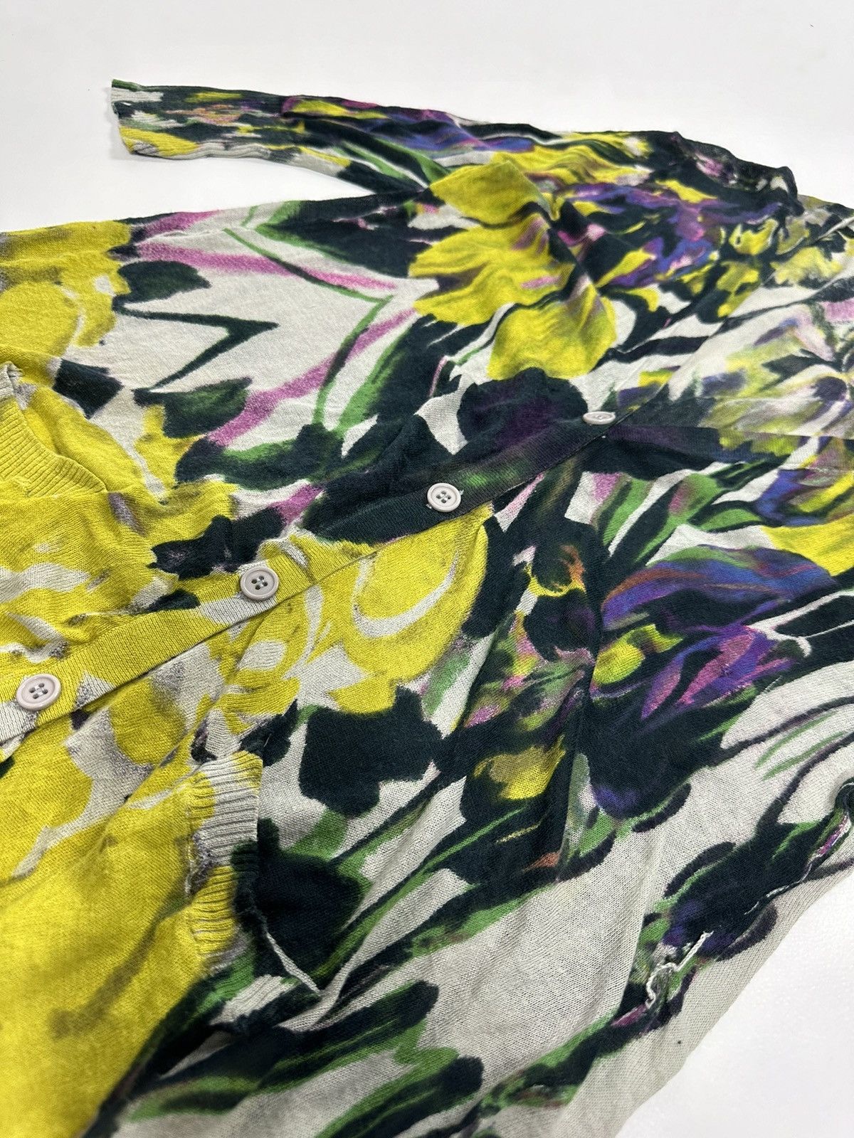 Dries Van Noten Dries Van Noten Multicolored Art Cardigan Size M / US 6-8 / IT 42-44 - 10 Thumbnail