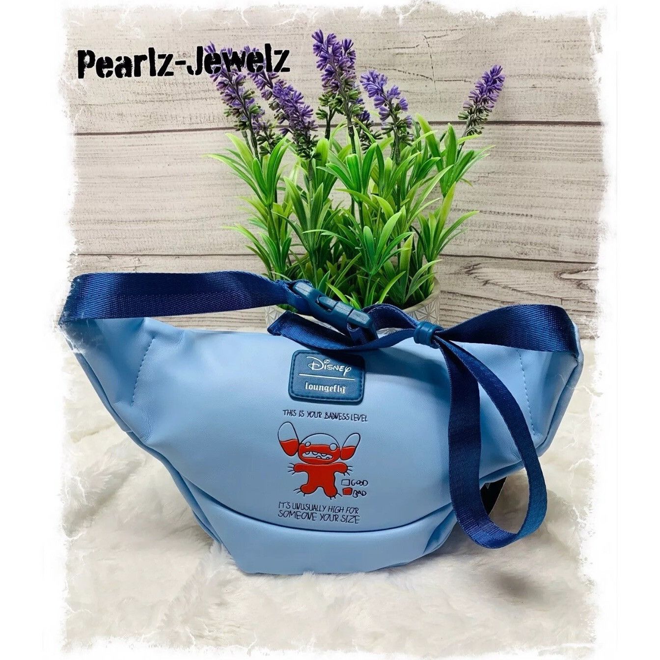 Disney Loungefly Disney Lilo & Stitch Badness Level Fanny Pack BoxL Size ONE SIZE - 4 Thumbnail