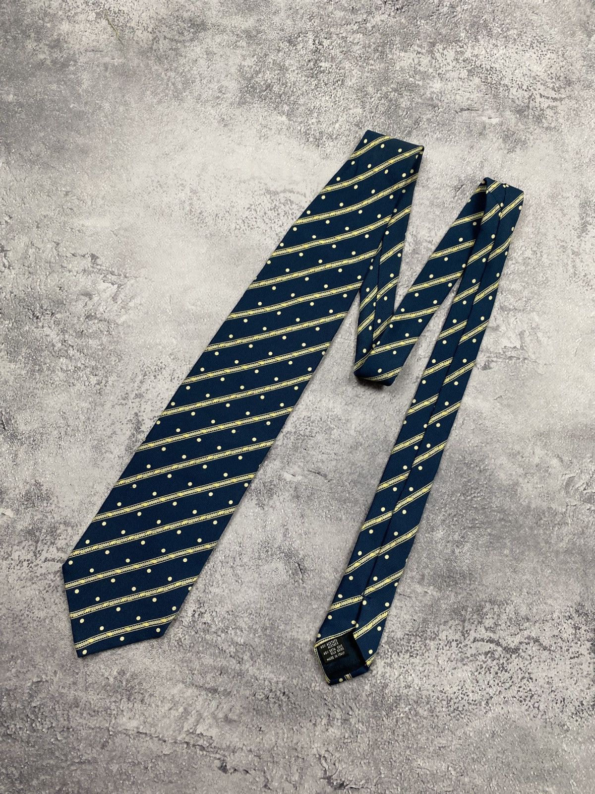 Armani Vintage Giorgio Armani Men's Silk Tie Cravatte Polka Dot Size ONE SIZE - 4 Thumbnail