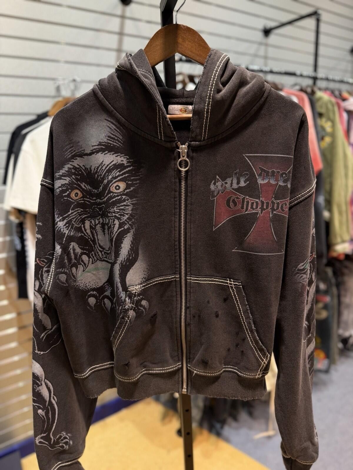 Vale M - Vale Zip Up Black Hoodie Authentic Valley Vale Forever Size US M / EU 48-50 / 2 - 4 Thumbnail