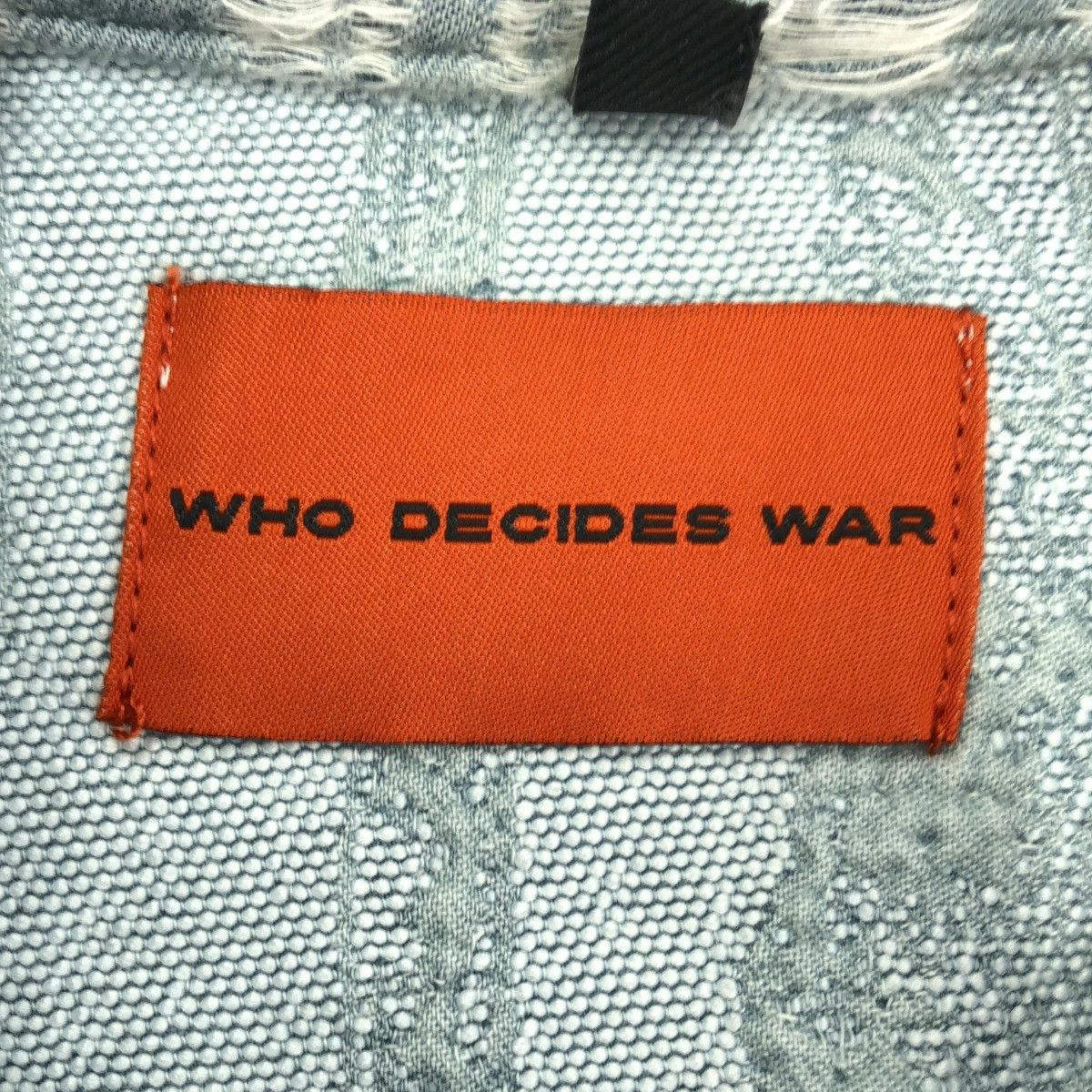 Who Decides War WHO DECIDES WAR DIS STORM DENIM JACKET M Size US M / EU 48-50 / 2 - 3 Thumbnail