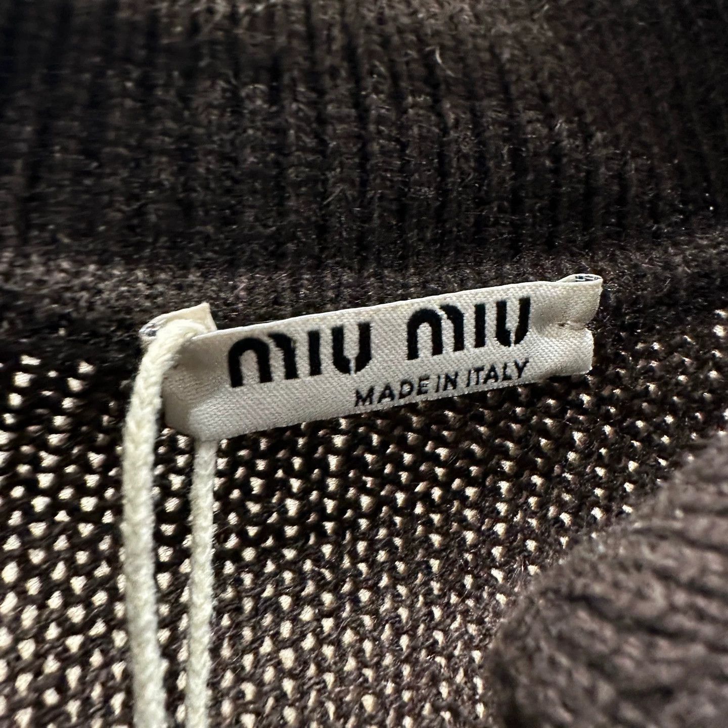 Miu Miu MIU MIU colorblocked cashmere knit polo shirt 36 Size XS / US 0-2 / IT 36-38 - 3 Thumbnail