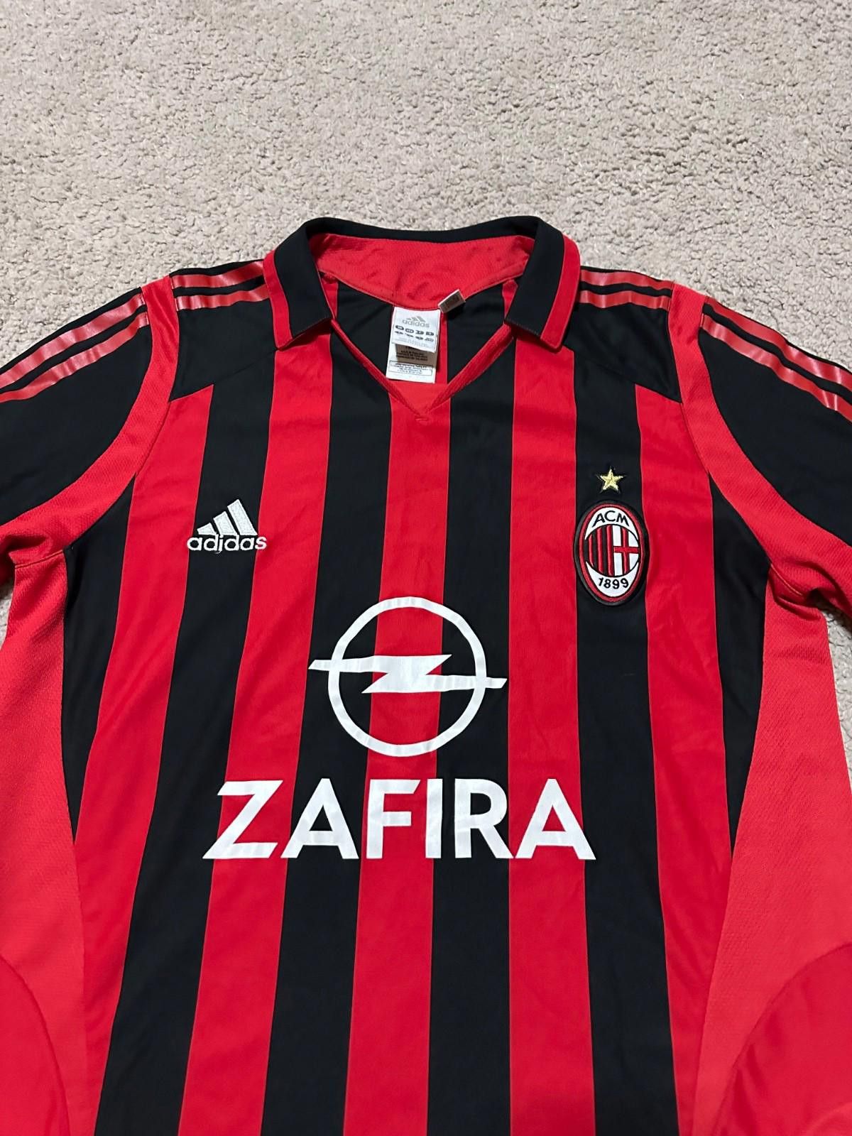 Adidas AC MILAN 2005 2006 HOME FOOTBALL SHIRT SOCCER JERSEY ADIDAS Size US M / EU 48-50 / 2 - 3 Thumbnail