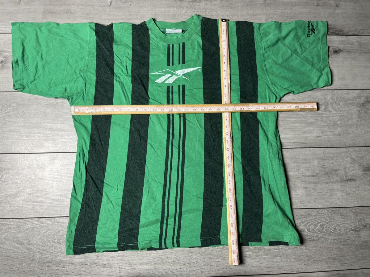 Reebok Vintage Reebok Striped tshirt size XXLarge Size US XXL / EU 58 / 5 - 5 Thumbnail