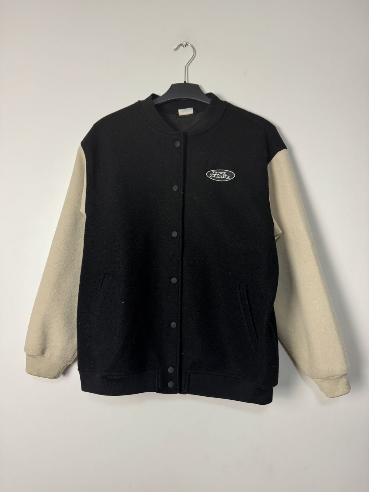 No Fear No Fear Varsity Bomber Jacket Streetwear Y2K Style Two Tone Size US M / EU 48-50 / 2 - 3 Thumbnail