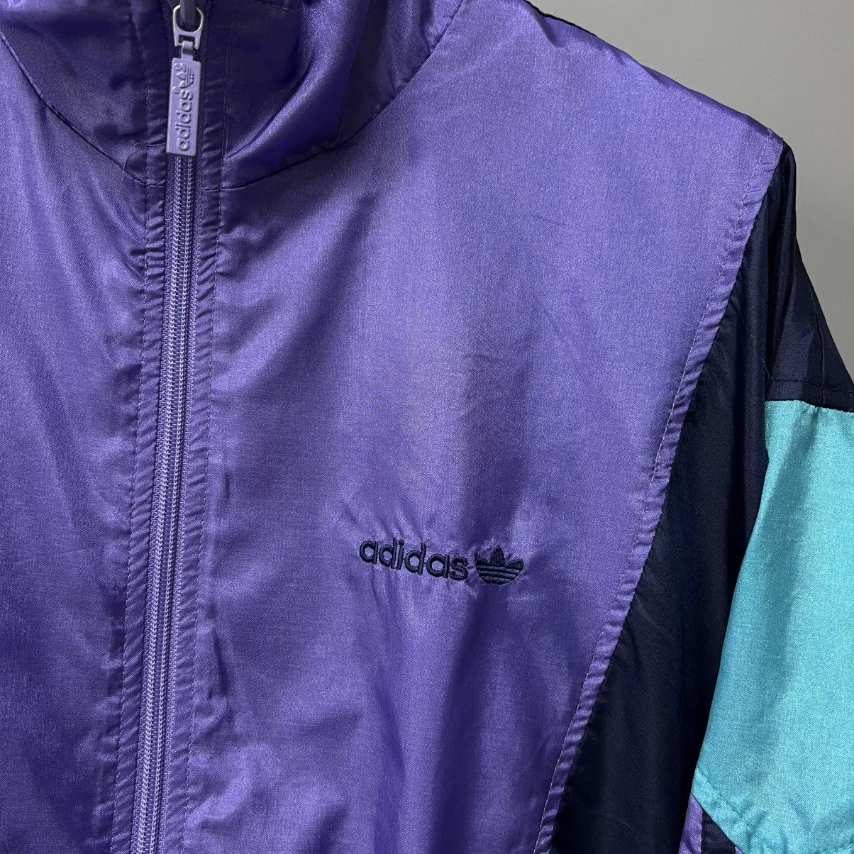 Adidas Adidas Vintage 90s Tracksuit Jacket + Pants full shell set Size US M / EU 48-50 / 2 - 6 Thumbnail
