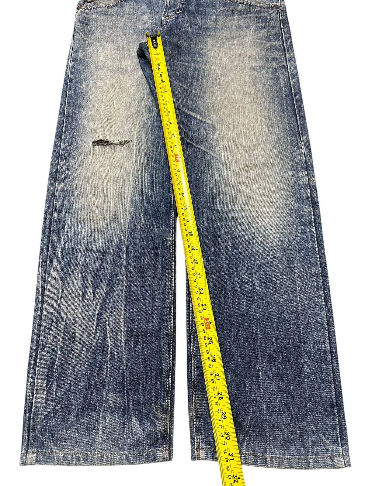 Edwin Edwin XV Exclusive Vintage Blue Thunder Wash Loose Jeans Size US 36 / EU 52 - 14 Thumbnail