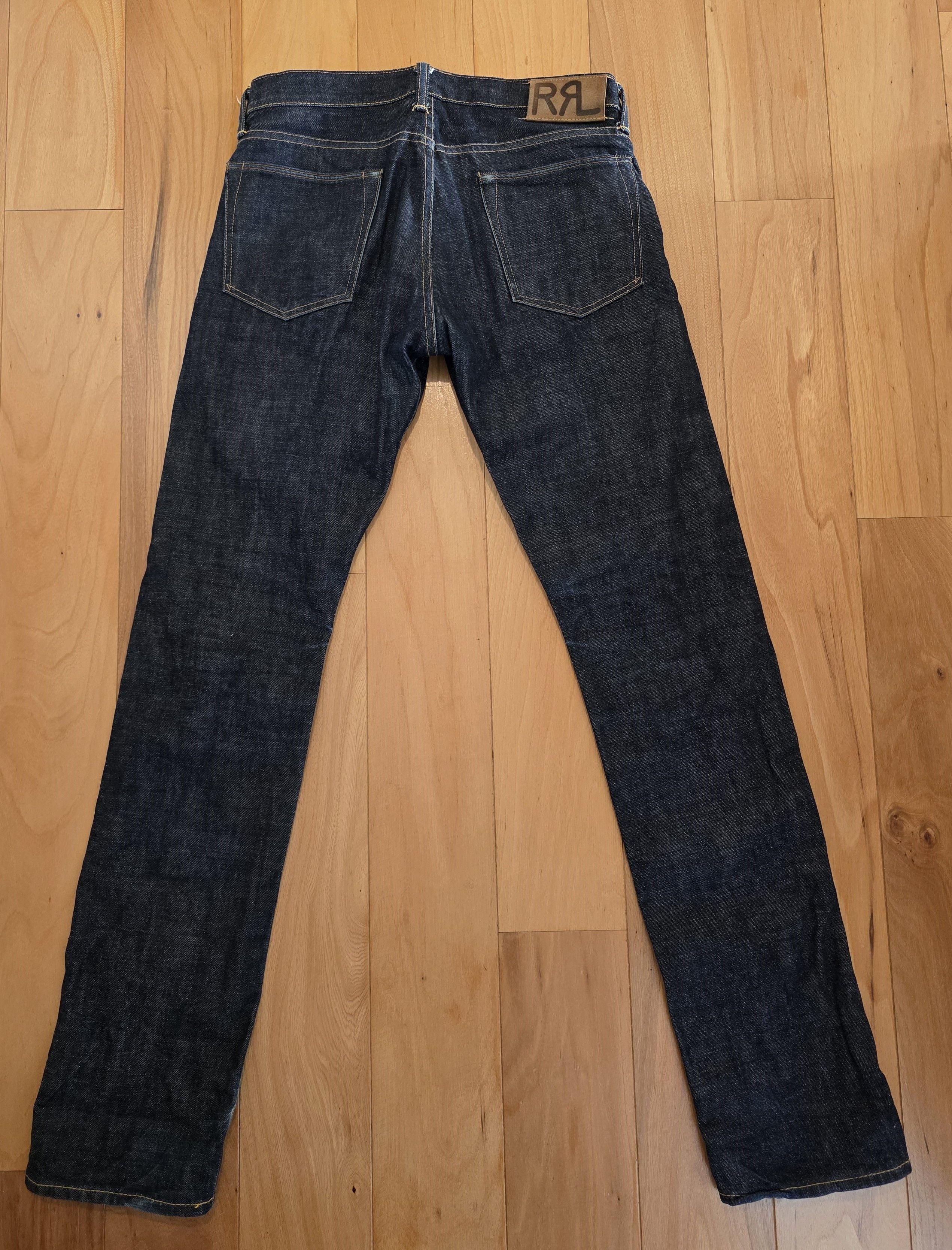 RRL Ralph Lauren RRL Slim Fit Japanese Selvedge Jeans Denim 31 x 34 Size US 31 - 2 Thumbnail