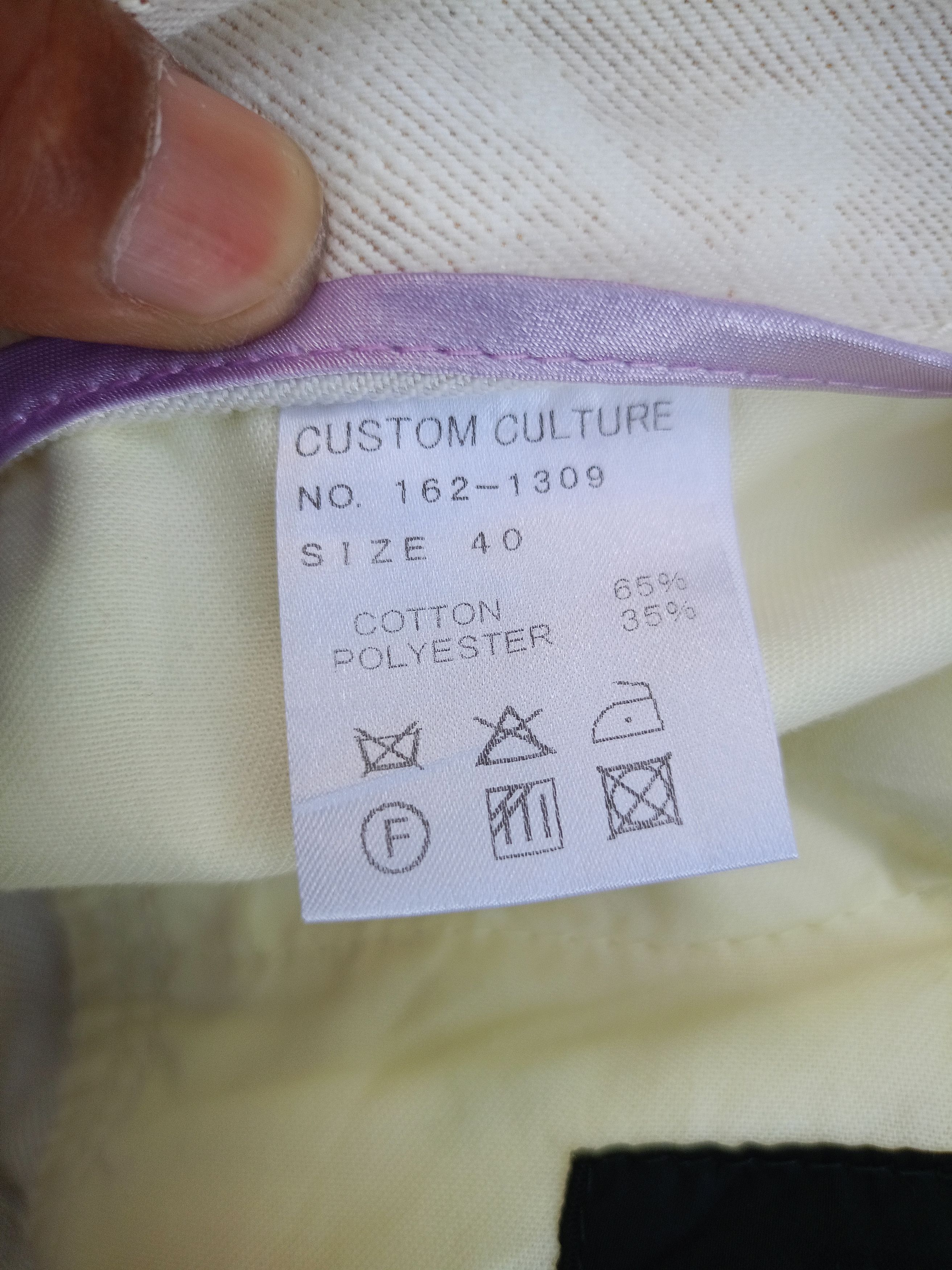 Japanese Brand CUSTOM CULTURE PANTS Size US 28 / EU 44 - 10 Thumbnail