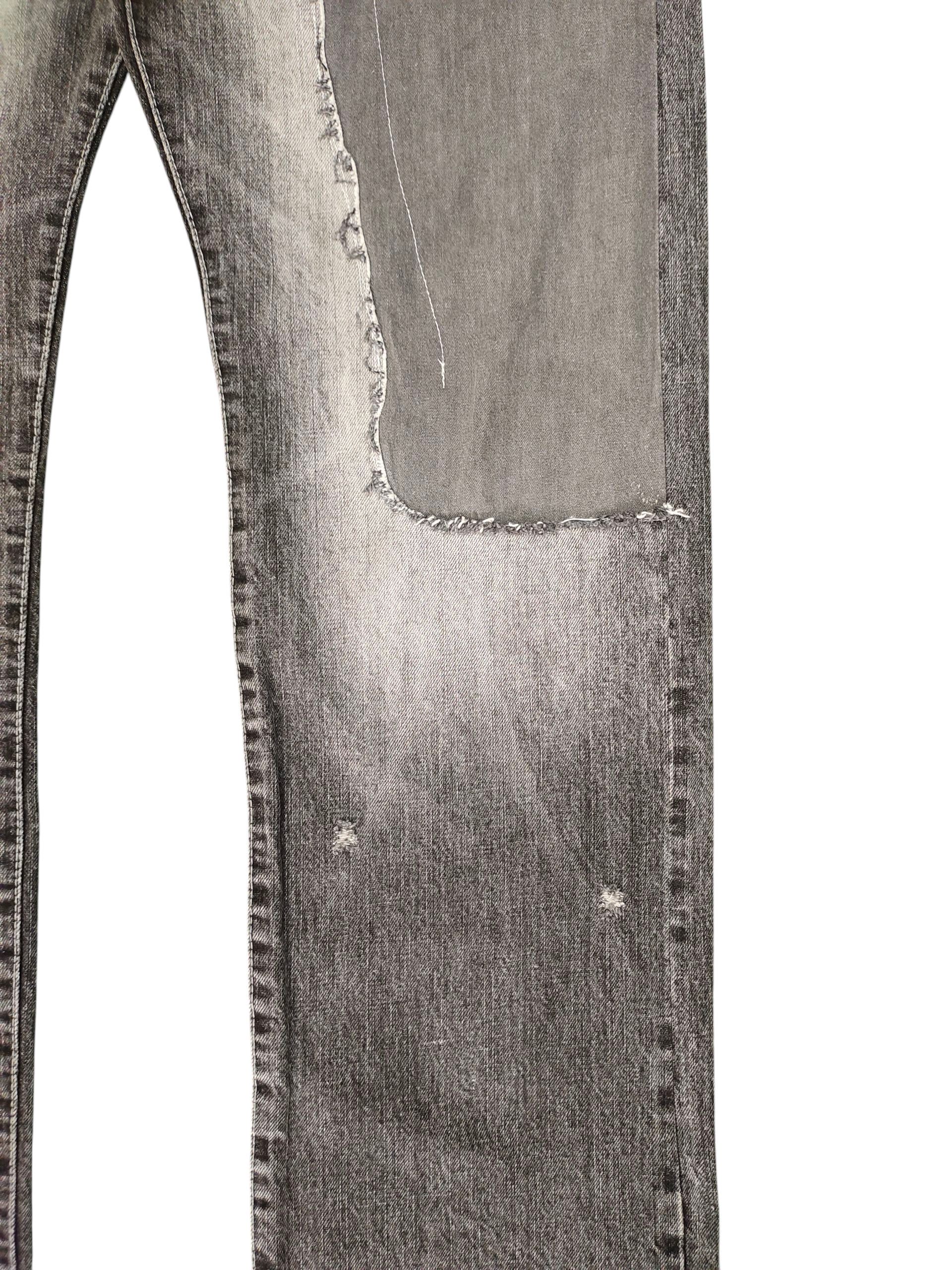 Neighborhood × Wtaps Neighborhood Dp-Mid Selvedge Patchwork Distress Denim Jeans Size US 34 / EU 50 - 3 Thumbnail