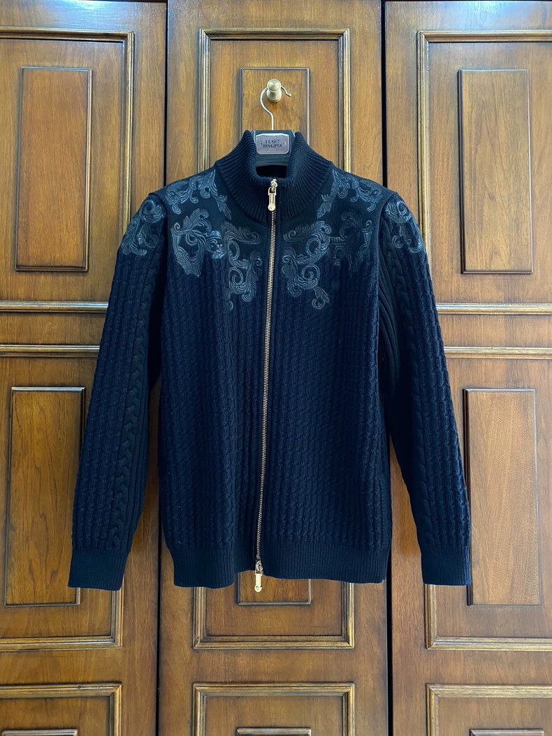 Versace Versace Genuine sweater jacket Size US L / EU 52-54 / 3 - 1 Thumbnail