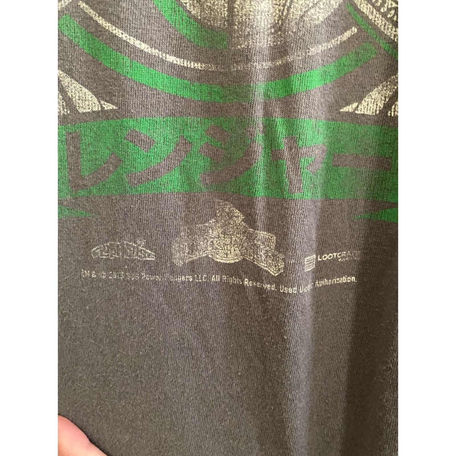 Vintage VINTAGE 2015 POWER RANGERS SHIRT TEE LOOT CRATE GREEN WHITE LIMITED EDITION SZ Med Mens Size US M / EU 48-50 / 2 - 2 Thumbnail