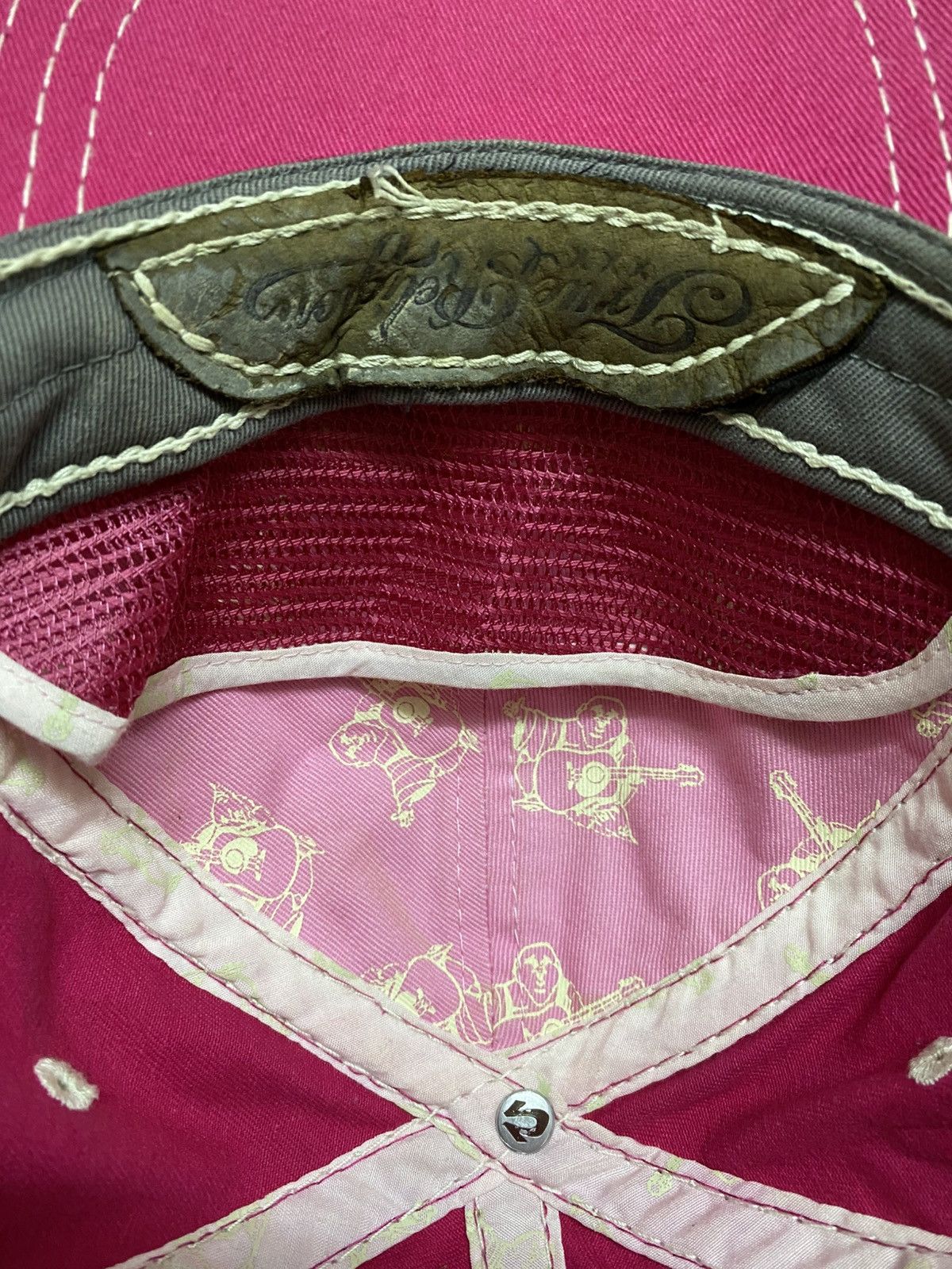 True Religion True Religion vintage hat Y2K white pink leather patch Size ONE SIZE - 5 Thumbnail
