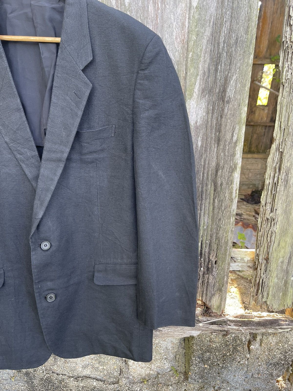 Issey Miyake Issey Miyake Men S/S 2001 Black Blazer Size L Japan Size US L / EU 52-54 / 3 - 7 Thumbnail