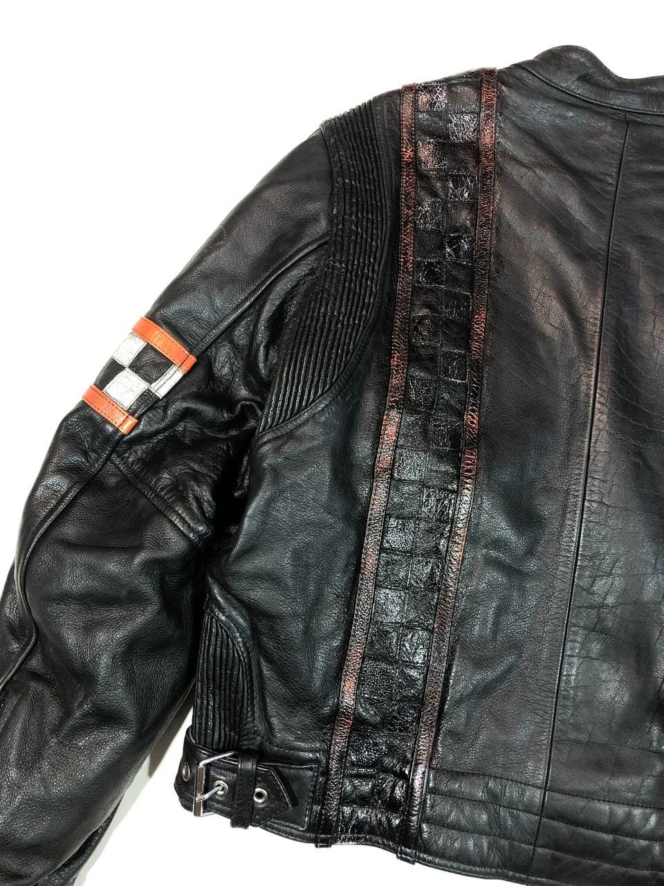 Other Leder Racing Moto Leather Jacket Vintage Size US L / EU 52-54 / 3 - 7 Thumbnail