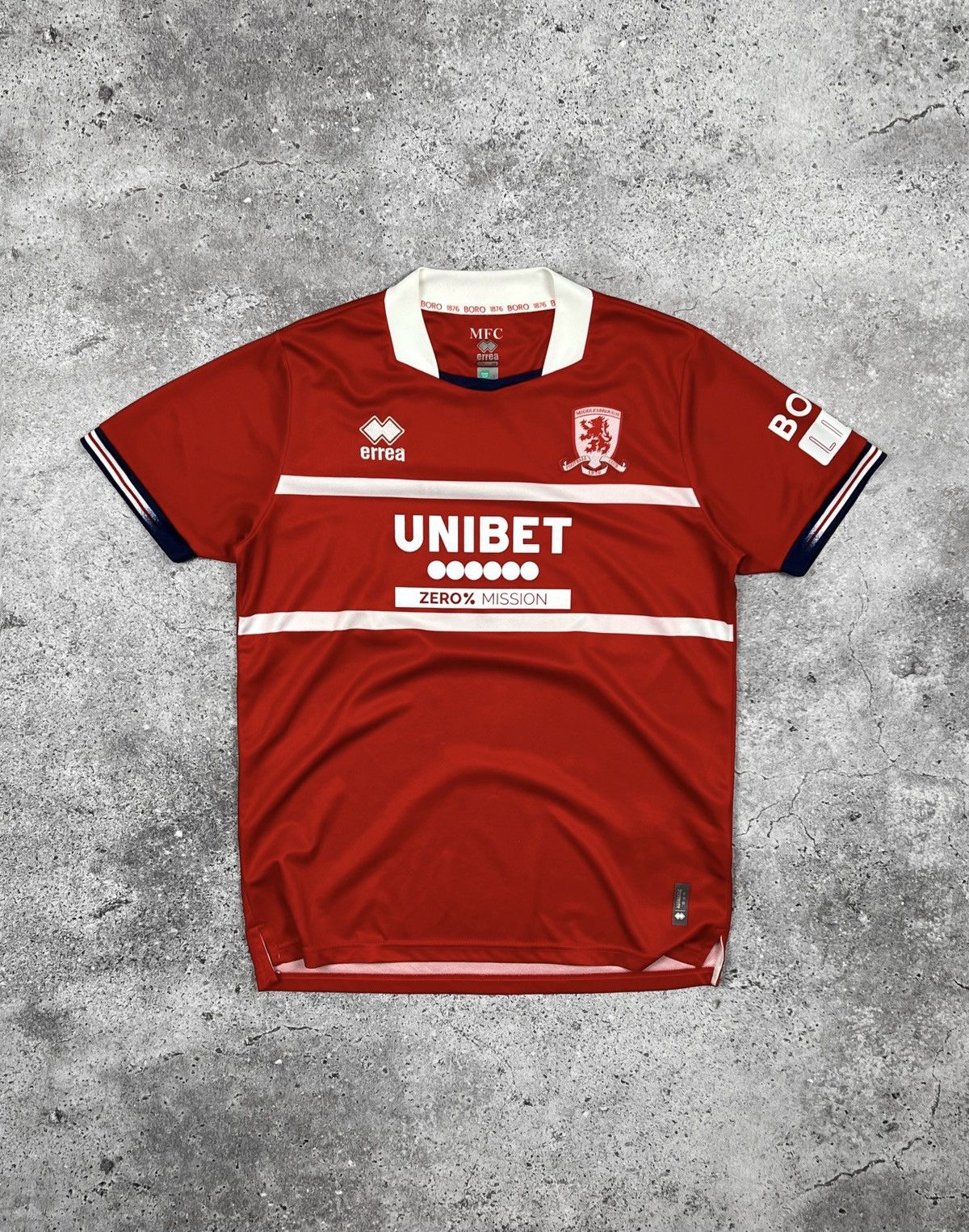 Hummel Middlesbrough FC 2023/24 Errea Home Jersey Size US M / EU 48-50 / 2 - 1 Thumbnail
