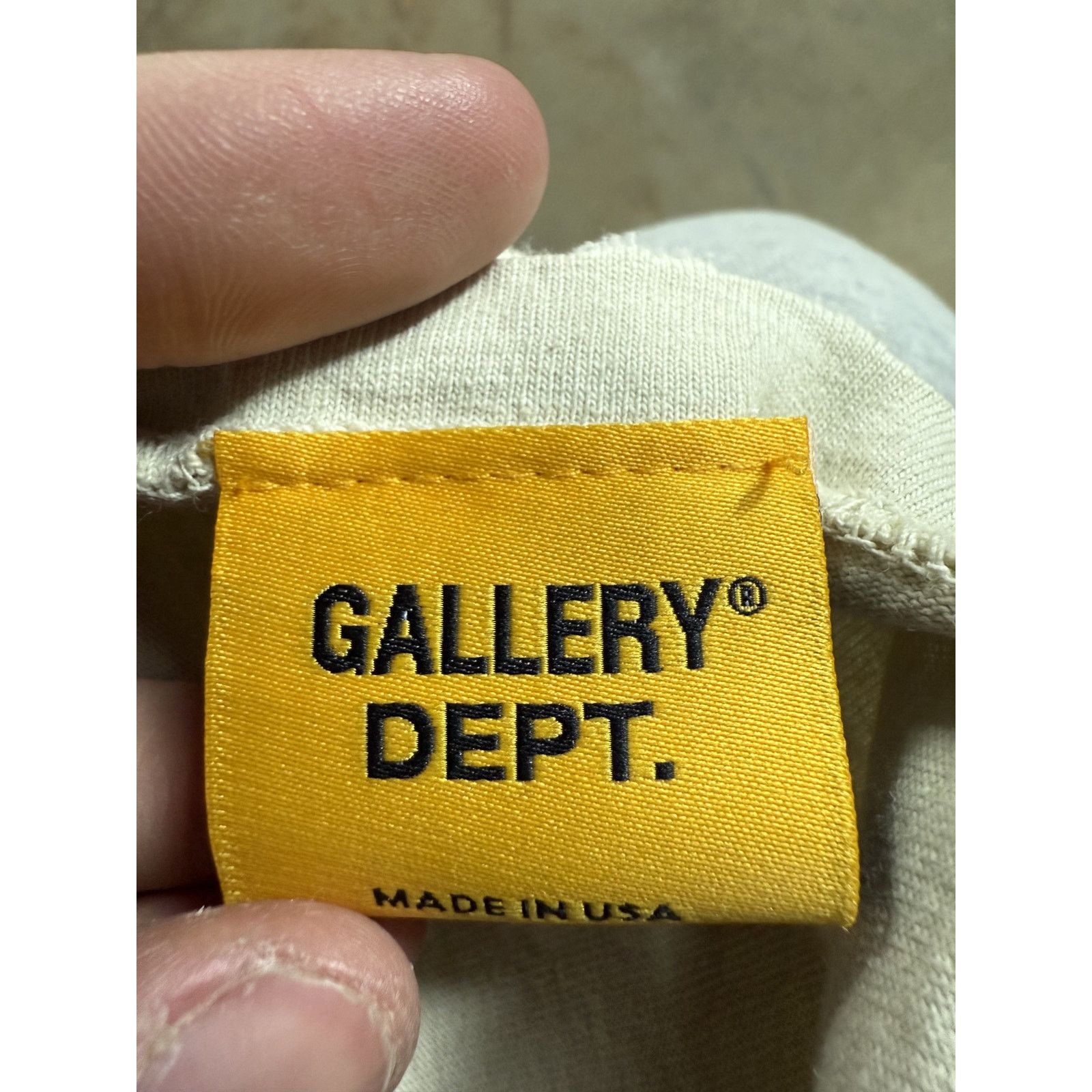 Gallery Dept. Gallery Dept Protect Yourself ATK T Cream Red New Small Tags Size US S / EU 44-46 / 1 - 6 Thumbnail