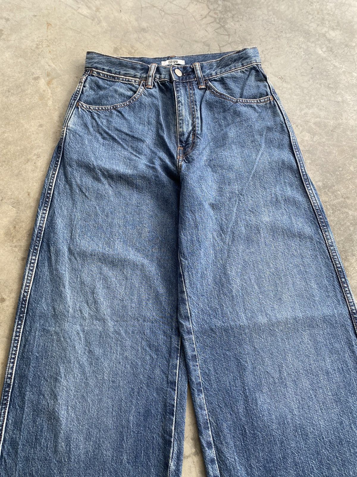 Undercover × Uniqlo Undercover X Uniqlo High Rise Wide Leg Baggy Jeans p42 Size US 28 / EU 44 - 4 Thumbnail
