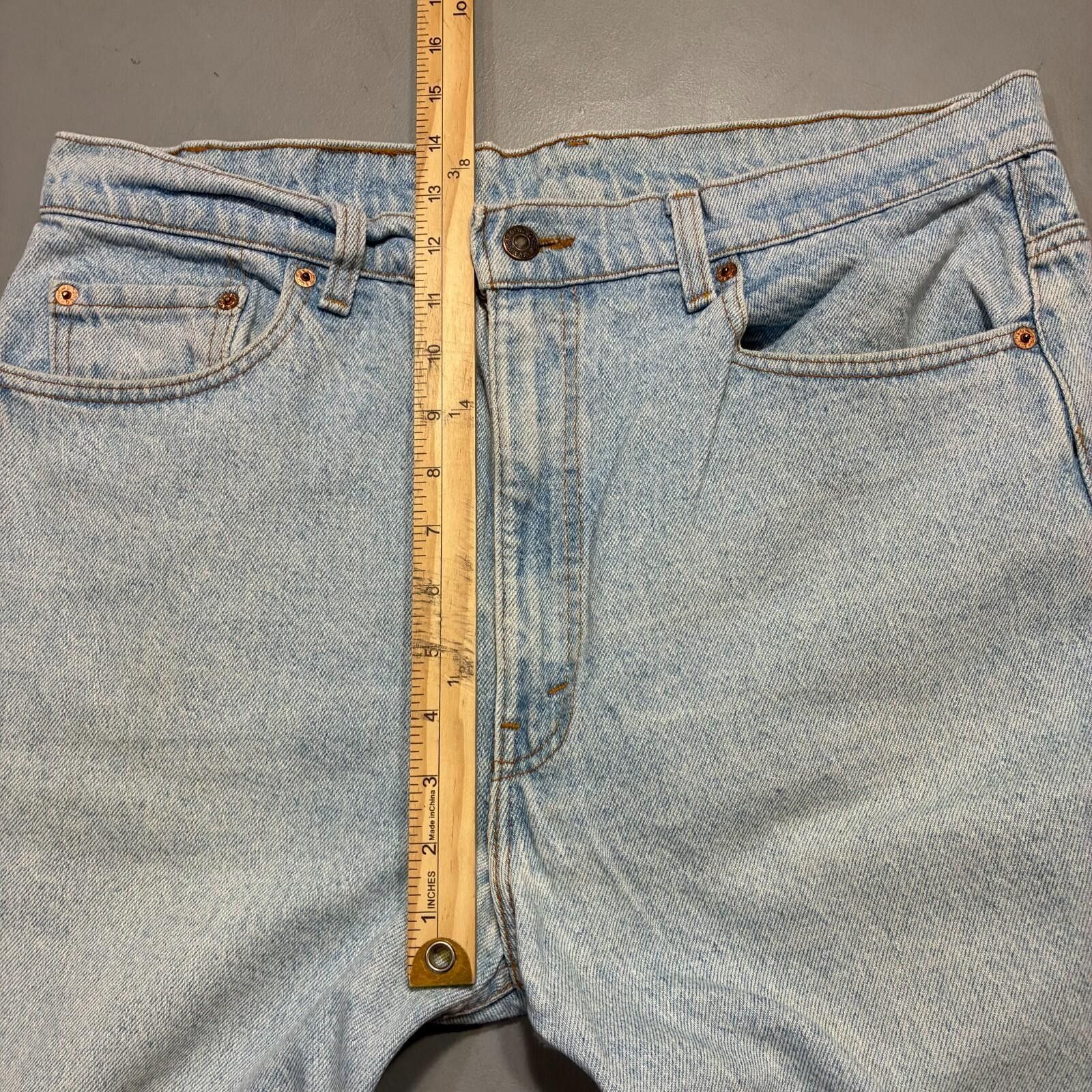 Levi's vintage levi's 550 light wash relaxed jeans w35 Size US 34 / EU 50 - 8 Thumbnail