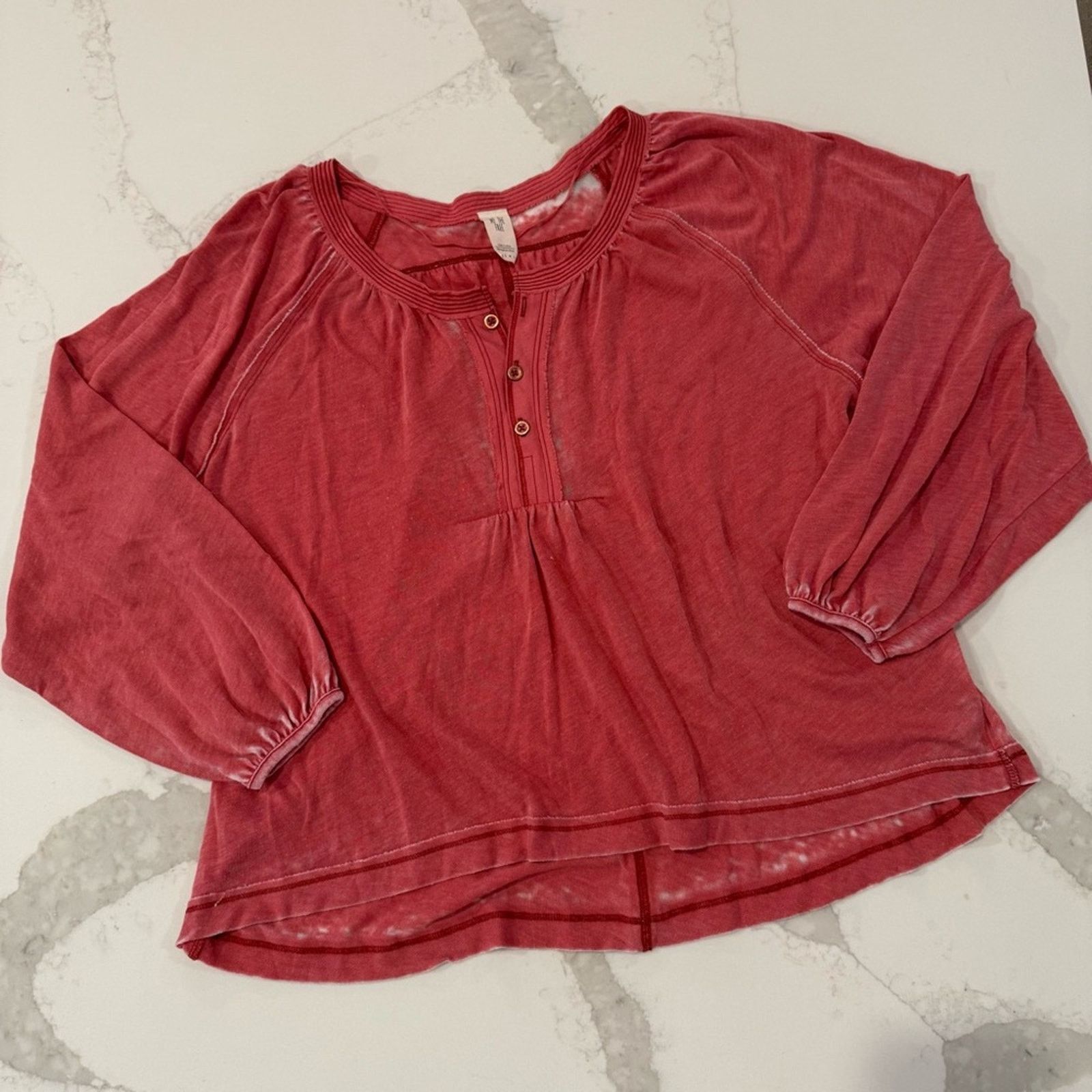Free People Free People We The Free Acadia Henley Top Women’s XS Size XS / US 0-2 / IT 36-38 - 2 Thumbnail