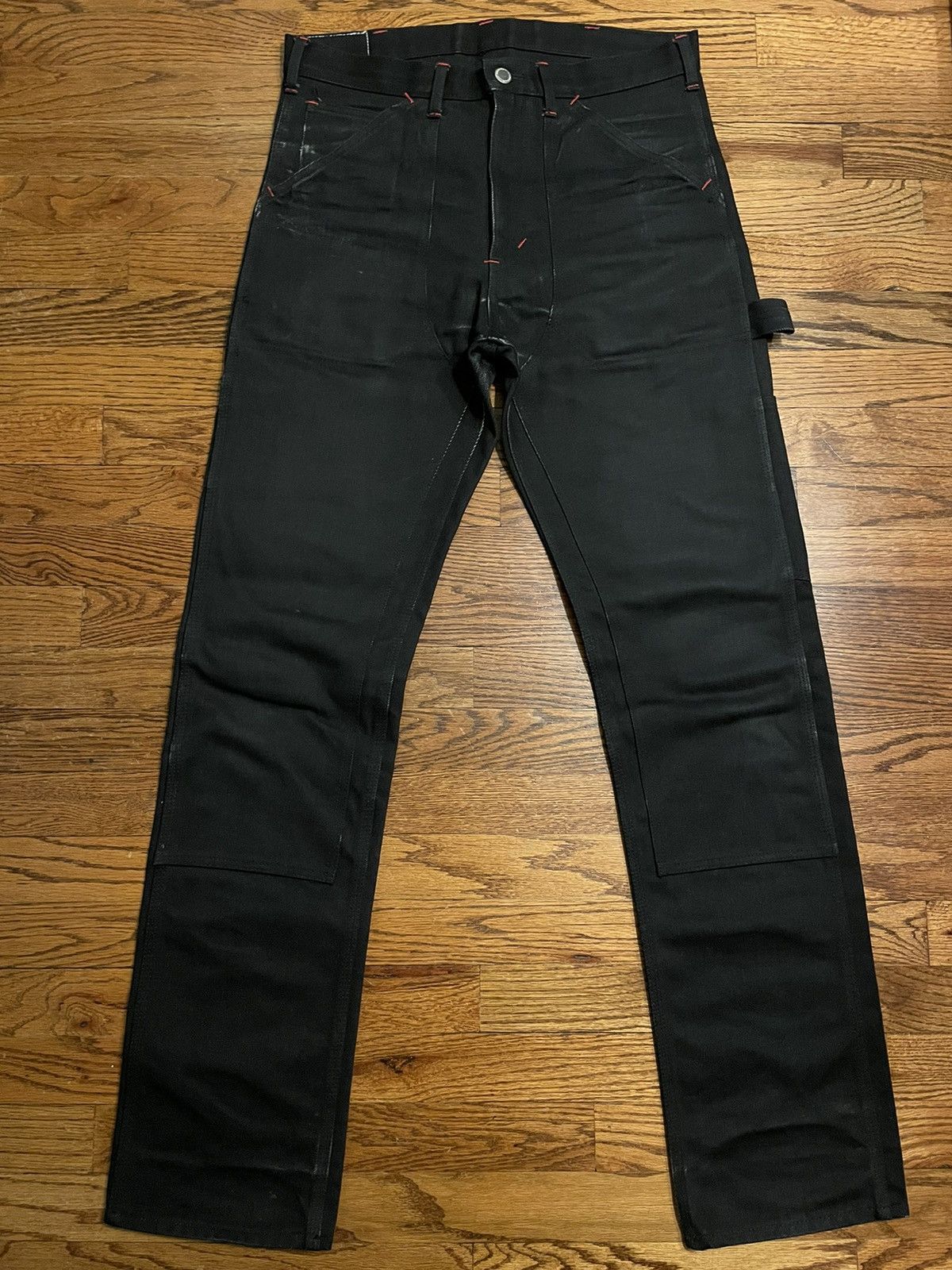 image of Takahiromiyashita The Soloist Double Knee Work Pant (A) Black, Men's (Size 32)