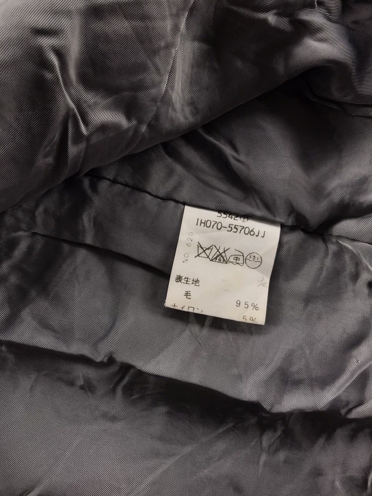 Designer × Japanese Brand × Takeo Kikuchi Vintage Takeo Kikuchi Gray Coats Jacket Size L / US 10 / IT 46 - 12 Thumbnail