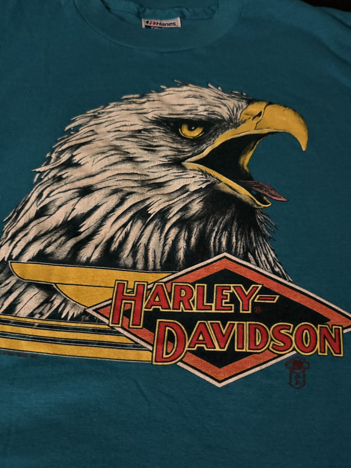 Vintage Vtg 1986 Harley Davidson, Screaming Eagle, XL Size US XL / EU 56 / 4 - 2 Thumbnail