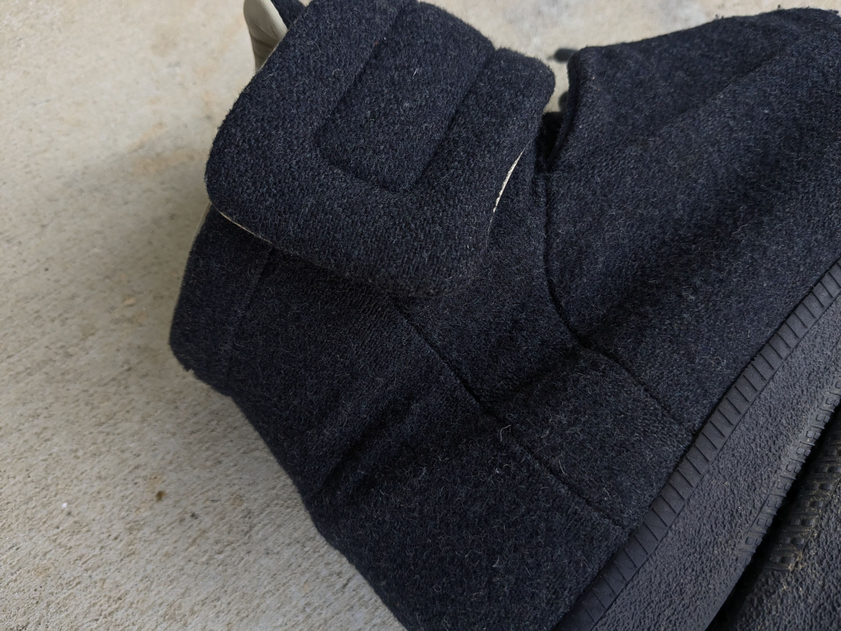 Maison Margiela Maison Margiela Future Navy Blue Wool 9 42 High Tops Size US 9 / EU 42 - 12 Thumbnail