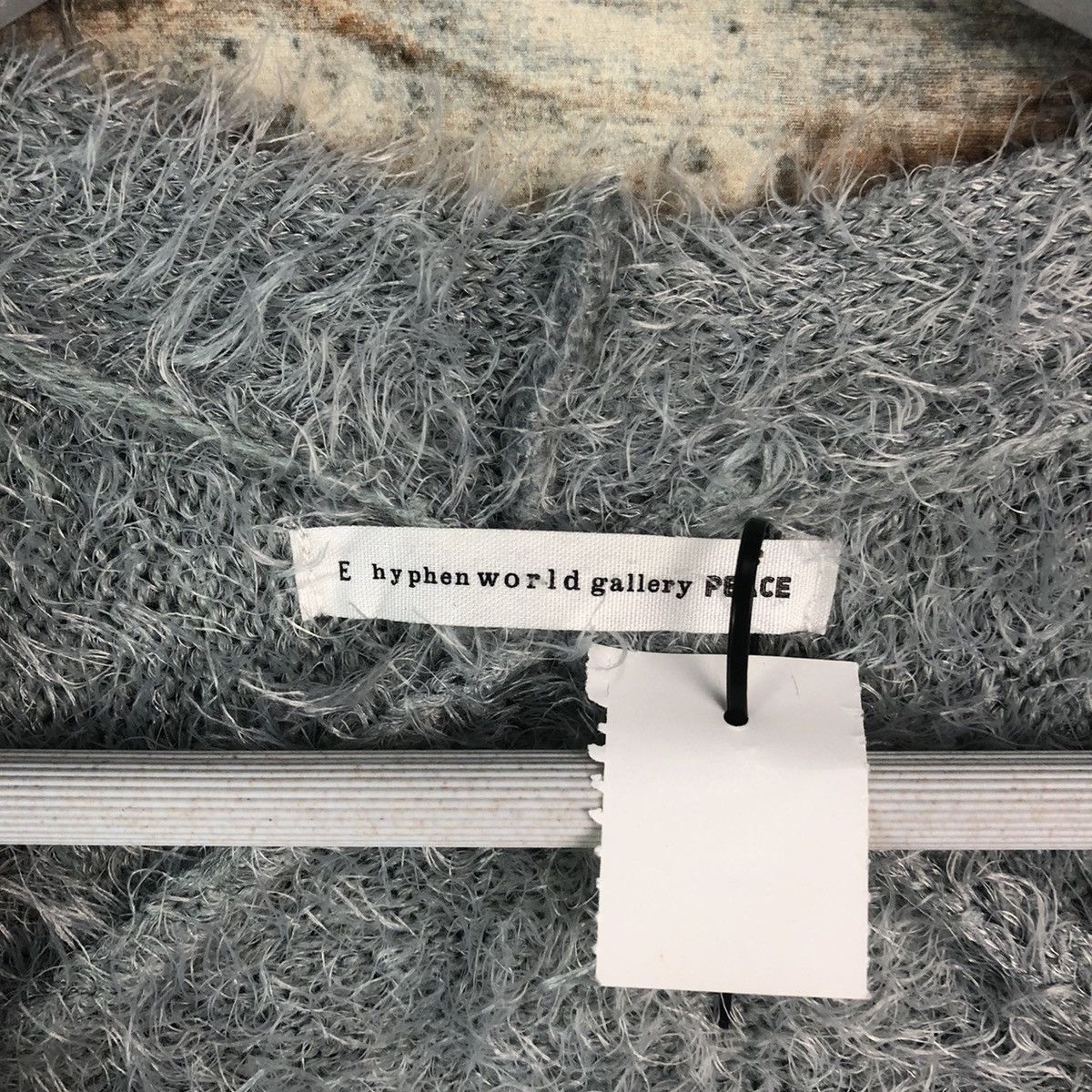 Japanese Brand DL Hyper World Gallery Gray Mohair Cardigan Knitwear #C372 Size M / US 6-8 / IT 42-44 - 9 Thumbnail