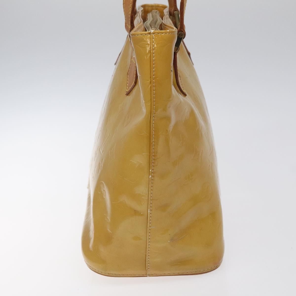 Louis Vuitton LOUIS VUITTON Monogram Vernis Houston Hand Bag Beige M91004 Size ONE SIZE - 5 Thumbnail
