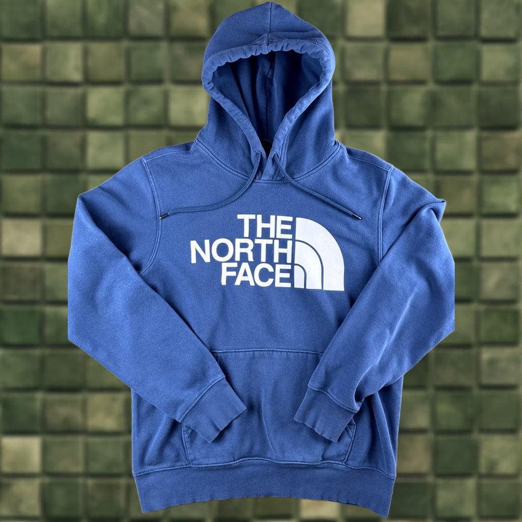 The North Face The North Face Hoodie Mens Small Blue Big Logo Pullover Sweatshirt Size US S / EU 44-46 / 1 - 1 Thumbnail