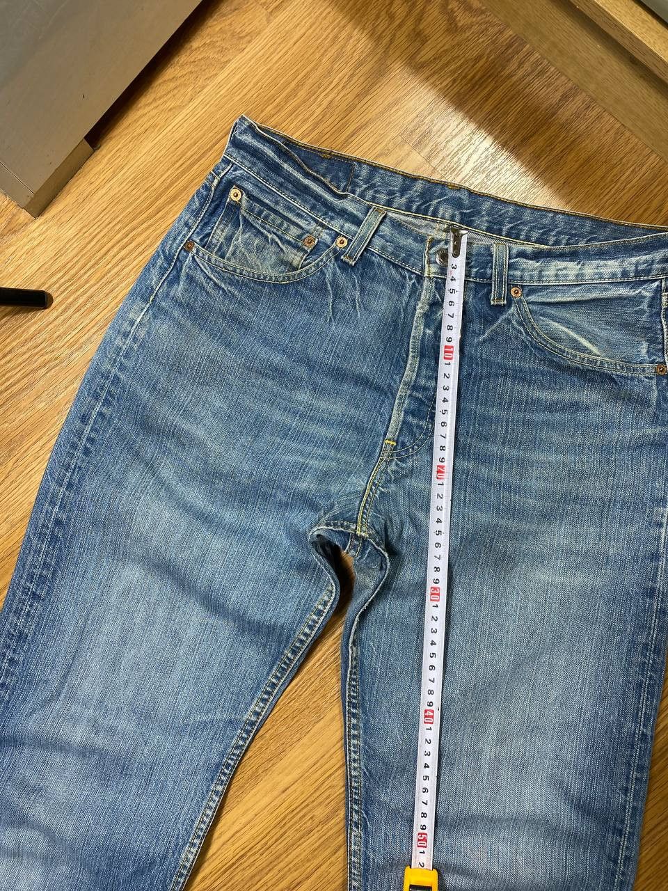 Levi's × Vintage Vintage 90s Levi’s 501 Boot Cut Made in USA Size US 32 / EU 48 - 5 Thumbnail