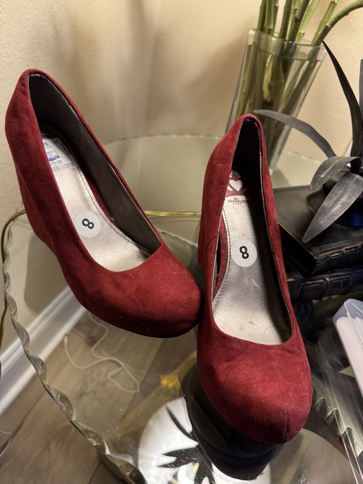 Other Red wedge heels Size US 8 / IT 38 - 6 Thumbnail