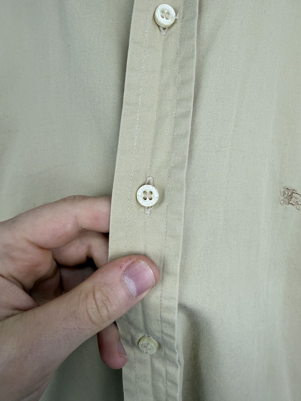 Burberry 🇬🇧 Vintage 90s Burberry London Shirt Rare Retro Hype Y2K Size US L / EU 52-54 / 3 - 5 Thumbnail