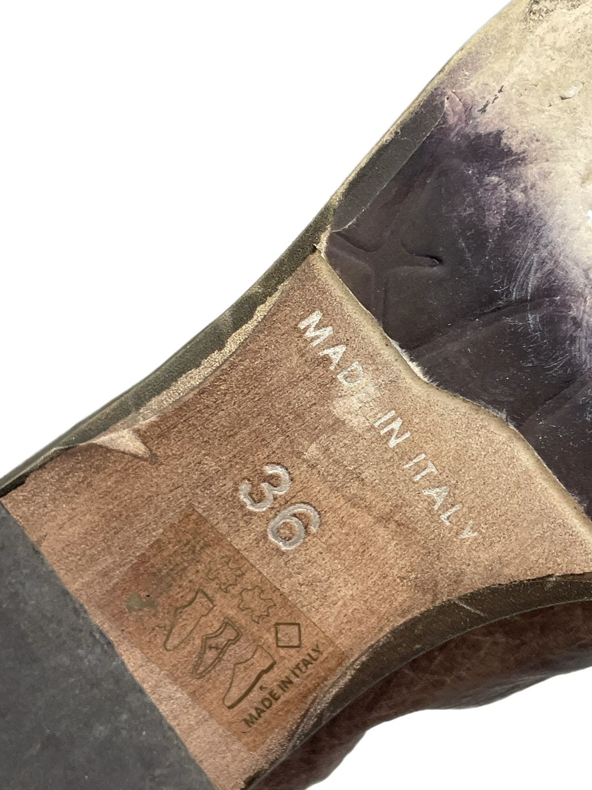 A.S.98 A.S. 98 style heel brown leather punk avant garde y2k Size US 6 / IT 36 - 9 Thumbnail