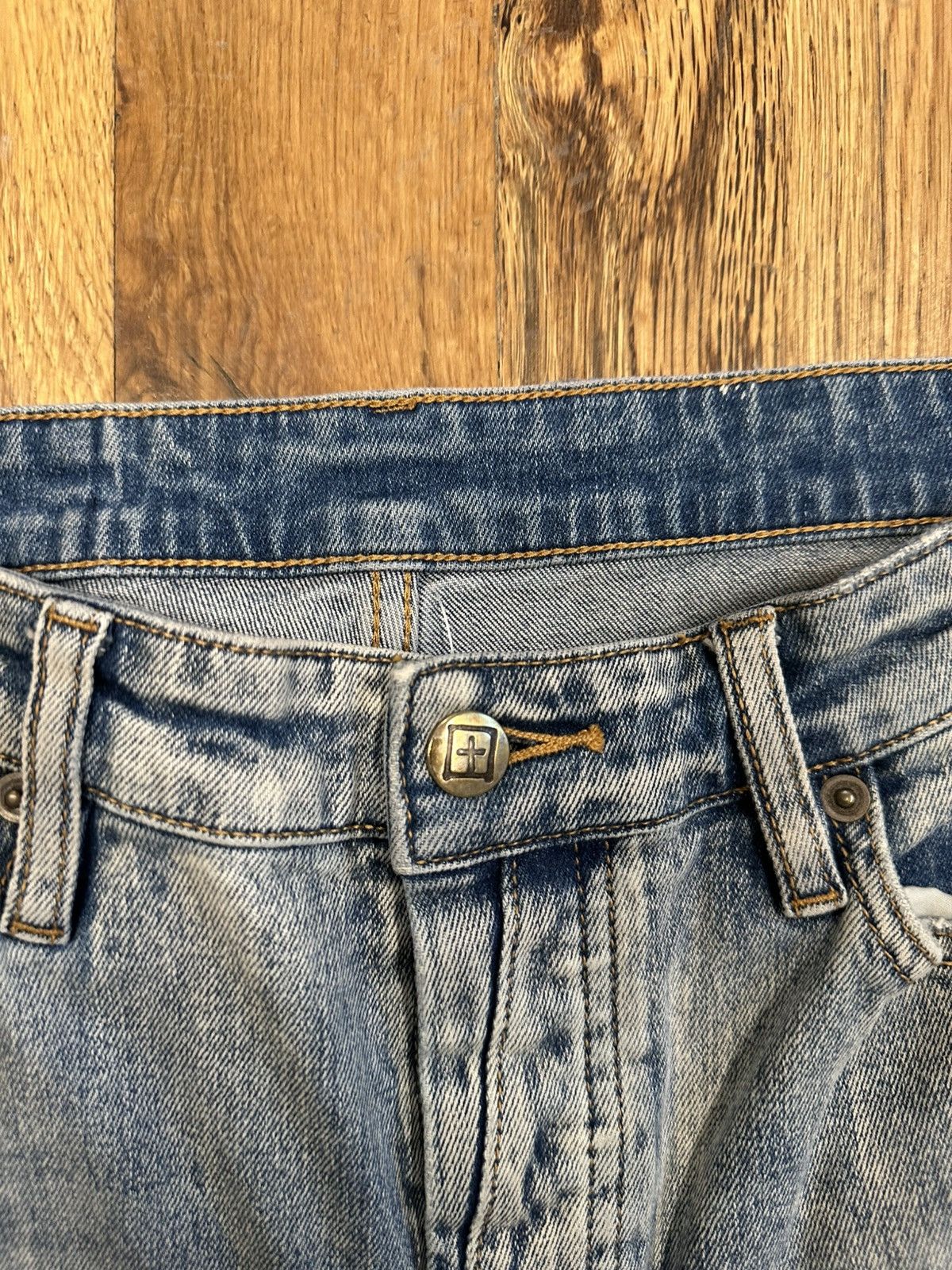 Ksubi Ksubi Zipper Flare Plain Blue Denim Jeans Size 30 Size US 30 / EU 46 - 3 Thumbnail