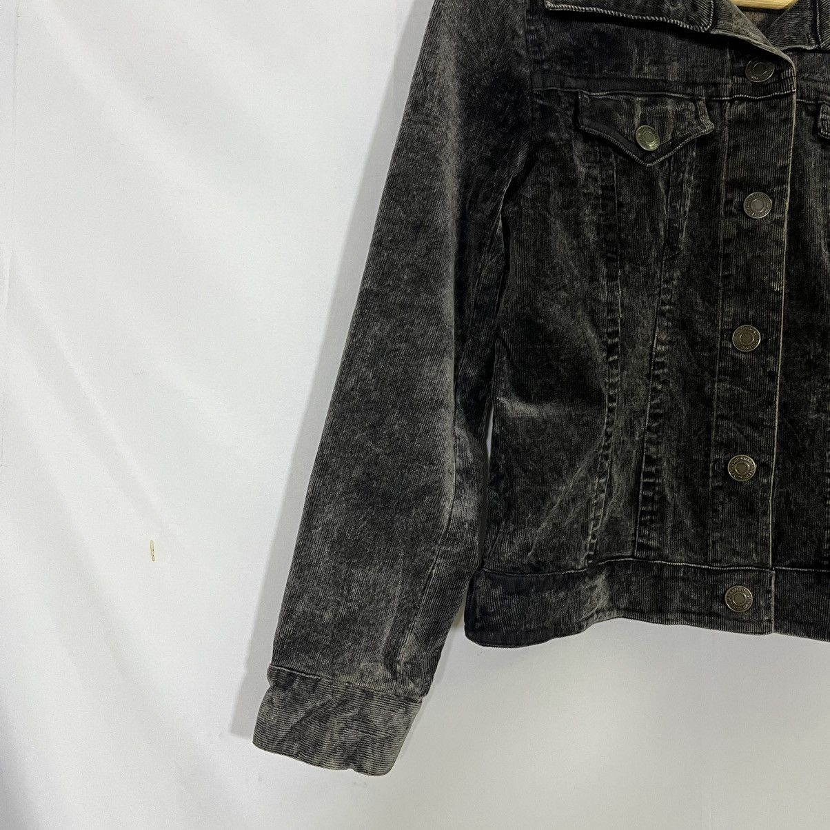 Seditionaries LEEJOANNA CORDUROY MUSHROOM NECK DENIM JACKET Size S / US 4 / IT 40 - 3 Thumbnail