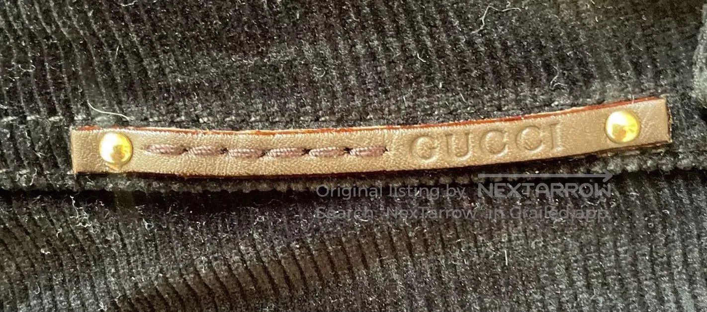 Gucci Gucci Black Corduroy Women's Pants. Size 39" - 5 Thumbnail