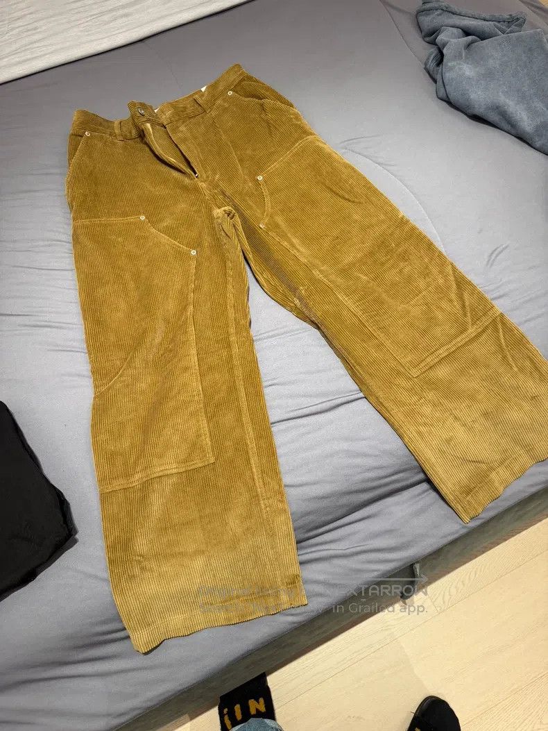 Loewe Loewe Men's Khaki Corduroy Pants Size US 34 / EU 50 - 1 Thumbnail