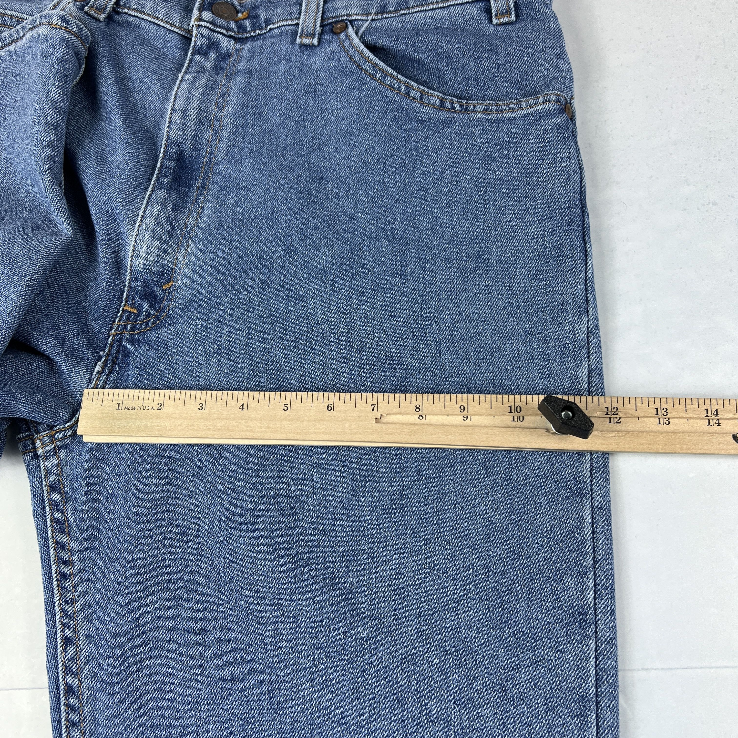 Vintage VTG 90s Levi's Jeans 540 Flex Relaxed Straight Blue Denim Size US 36 / EU 52 - 19 Thumbnail