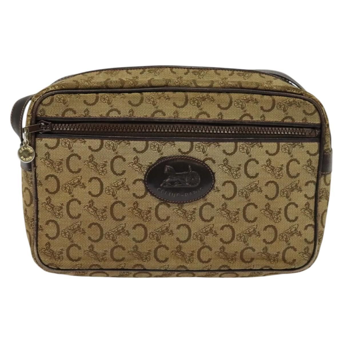 Celine CELINE C Sulky Shoulder Bag Canvas Beige Size ONE SIZE - 2 Thumbnail