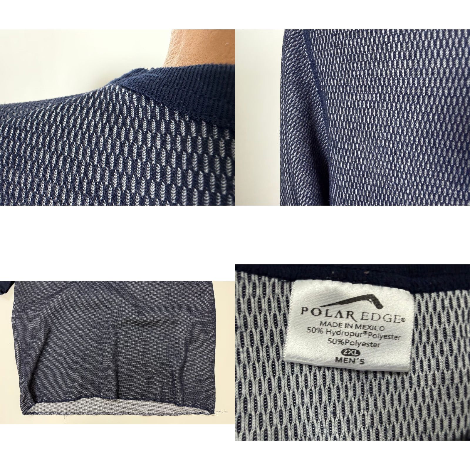 Layer 8 VINTAGE Polar Edge Waffle-Knit Thermal Shirt Men 2XL Navy Outdoors Lightweight Thermal Size US XXL / EU 58 / 5 - 8 Thumbnail