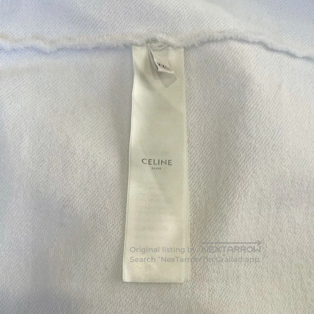 Celine Celine White Logo Sweatshirt. Size US XXL / EU 58 / 5 - 6 Thumbnail