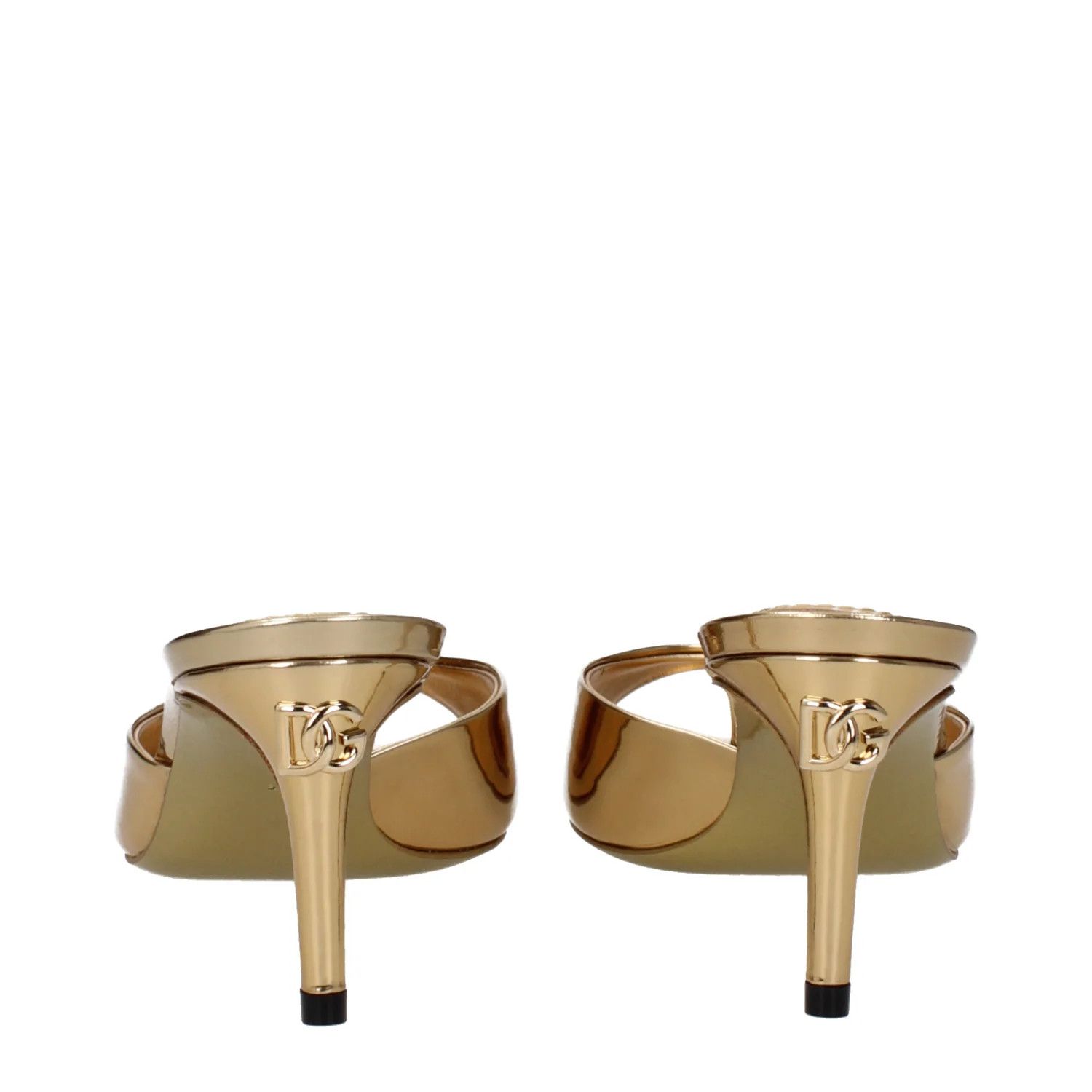 Dolce & Gabbana ob1o1e1124 Leather Sandals in Gold Size US 5 / IT 35 - 5 Thumbnail