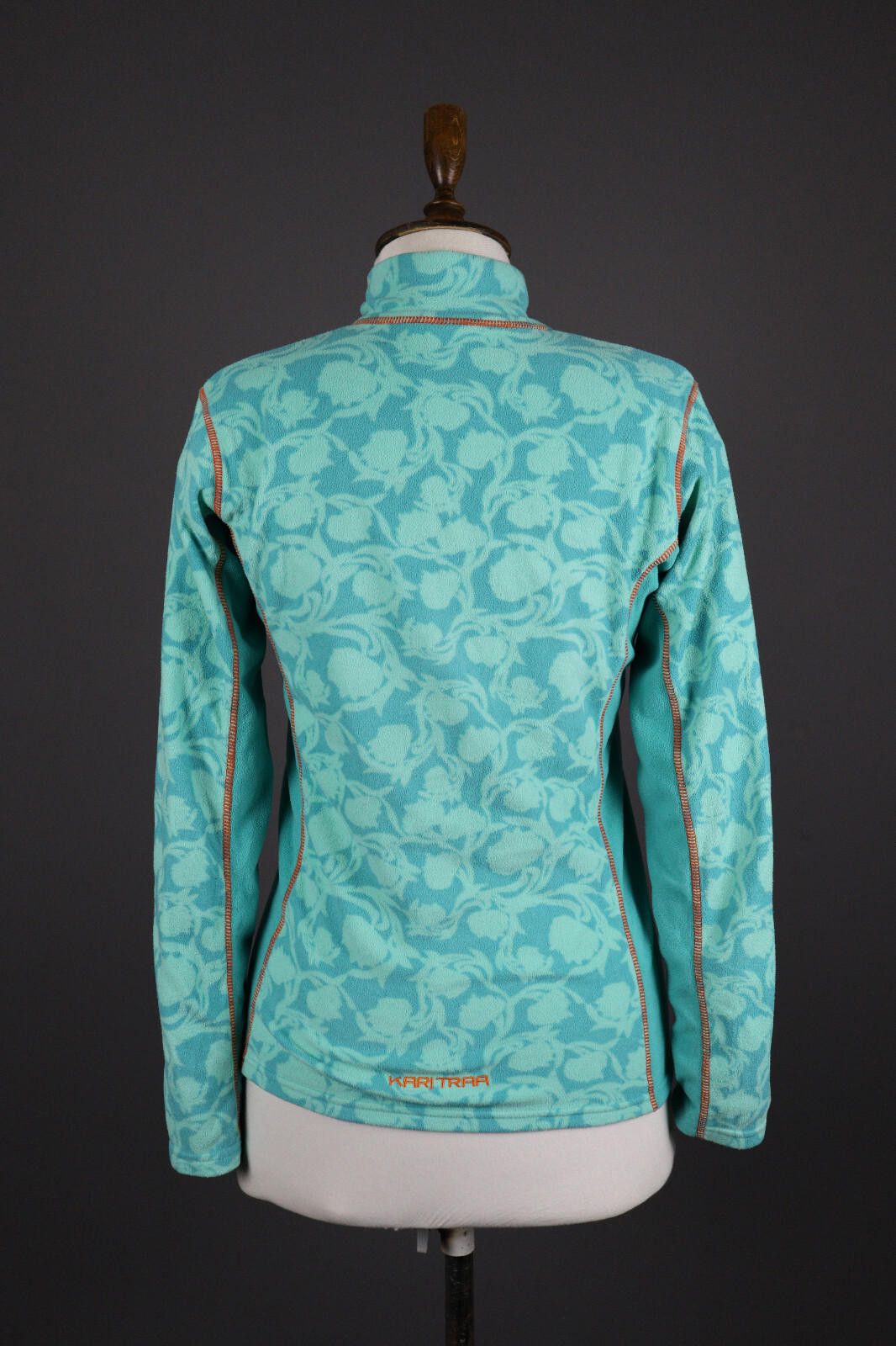 Designer Kari Traa Multicolor Floral Full Zip Fleece Jacket Size S Size S / US 4 / IT 40 - 6 Thumbnail