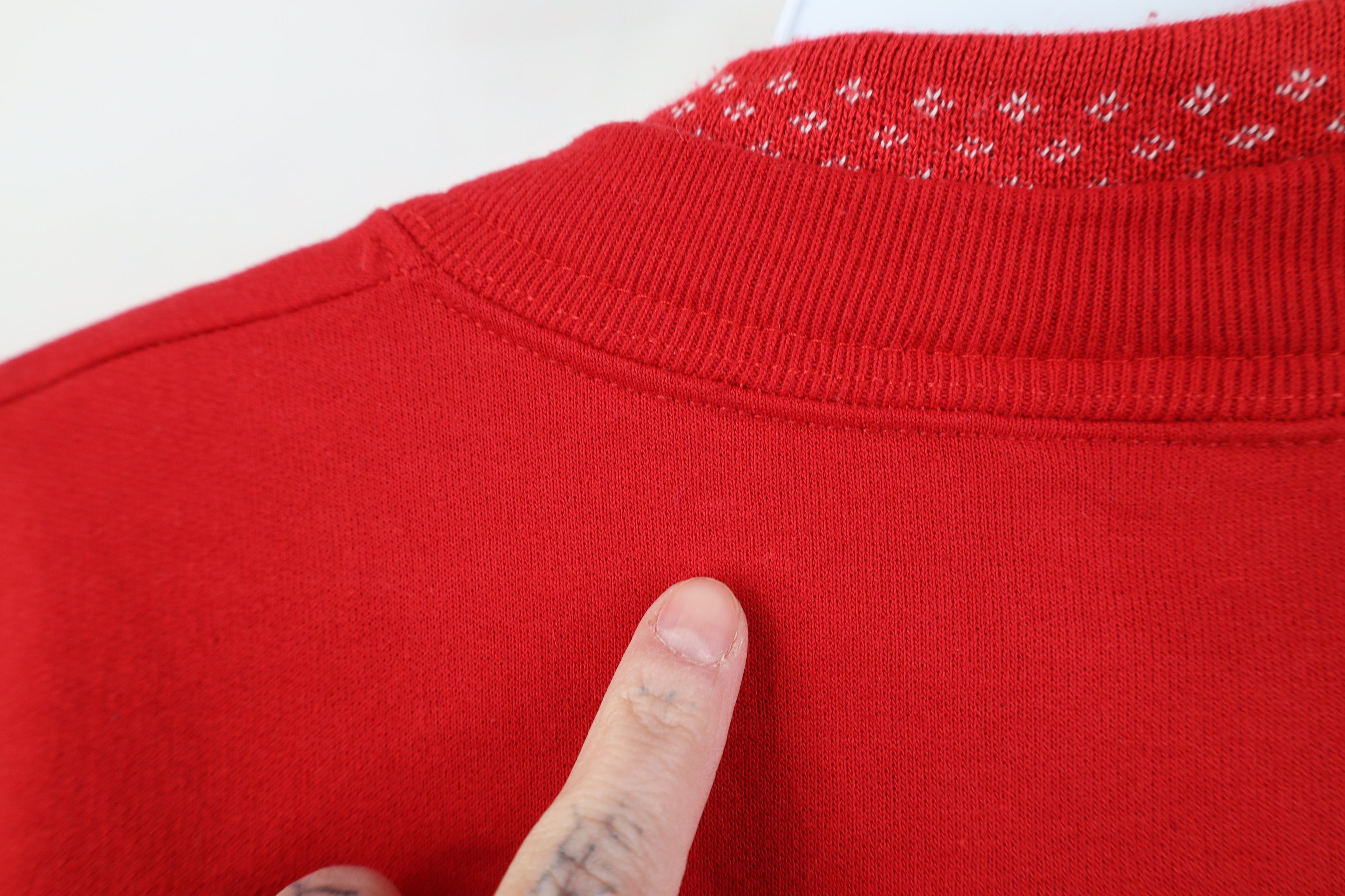 Vintage Vintage 90s Christmas Deck The Halls with Cat Sweatshirt Size M / US 6-8 / IT 42-44 - 13 Thumbnail
