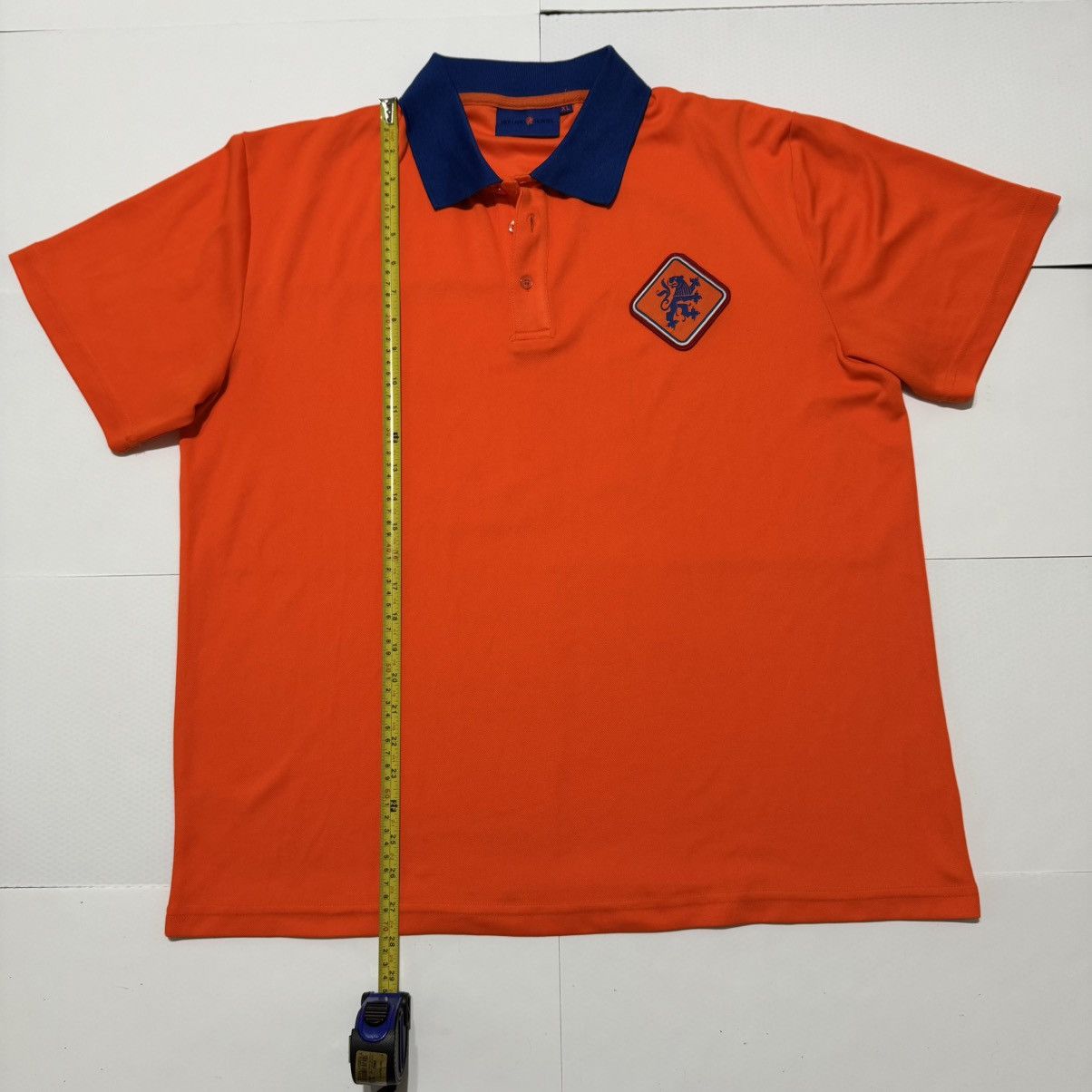 Vintage Netherlands Holland Heroes Men’s Fan Sport Polo Shirt Jersey Size US XL / EU 56 / 4 - 2 Thumbnail